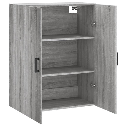vidaXL Wall Mounted Cabinet Grey Sonoma 69,5x34x90 cm