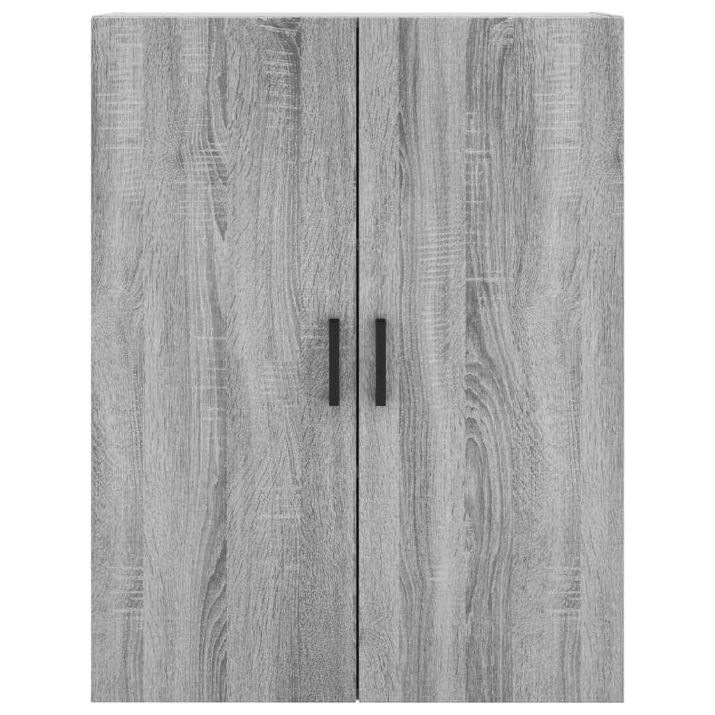 vidaXL Wall Mounted Cabinet Grey Sonoma 69,5x34x90 cm