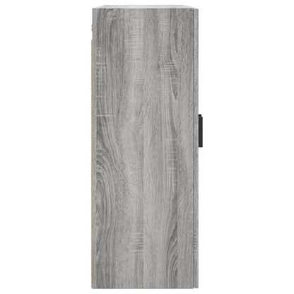 vidaXL Wall Mounted Cabinet Grey Sonoma 69,5x34x90 cm