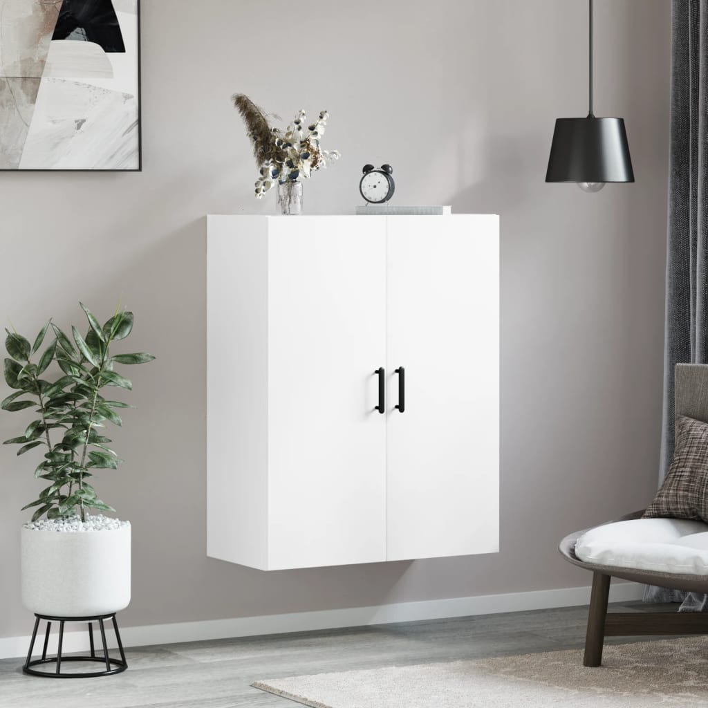 vidaXL Wall Mounted Cabinet White 69,5x34x90 cm
