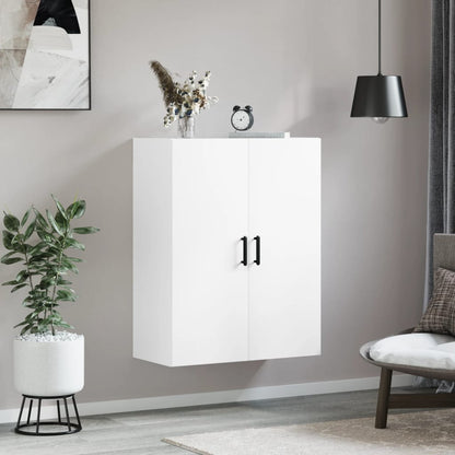 vidaXL Wall Mounted Cabinet White 69,5x34x90 cm