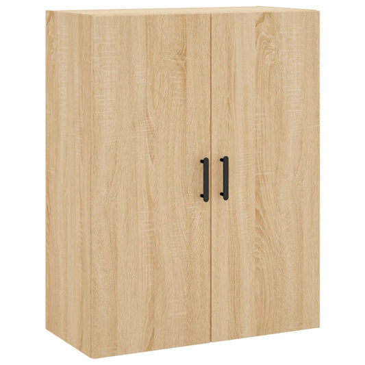 vidaXL Wall Mounted Cabinet Sonoma Oak 69,5x34x90 cm