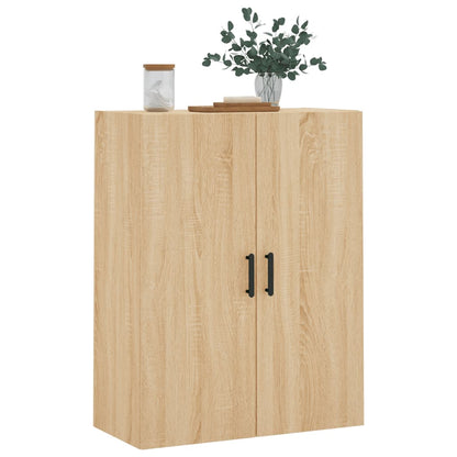 vidaXL Wall Mounted Cabinet Sonoma Oak 69,5x34x90 cm