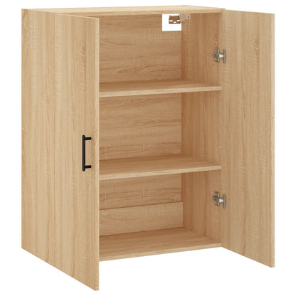 vidaXL Wall Mounted Cabinet Sonoma Oak 69,5x34x90 cm