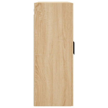 vidaXL Wall Mounted Cabinet Sonoma Oak 69,5x34x90 cm