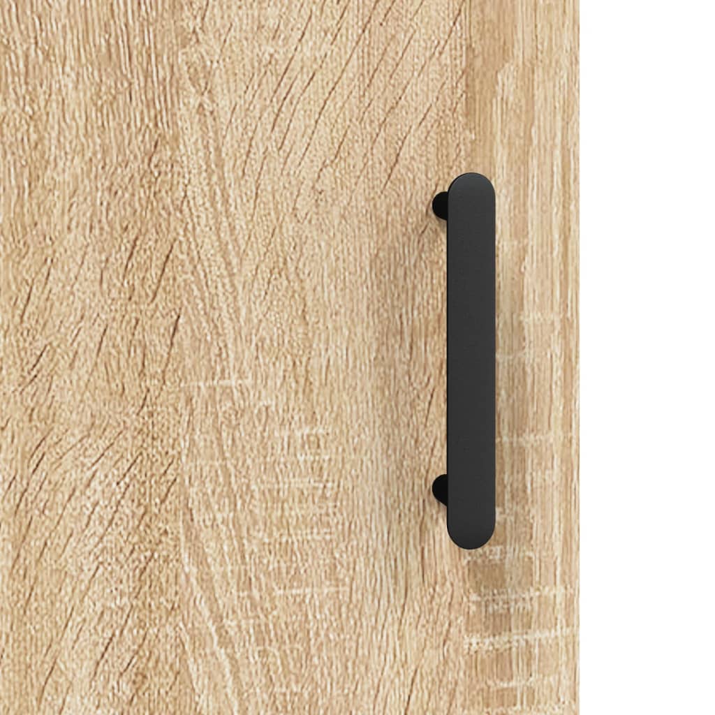 vidaXL Wall Mounted Cabinet Sonoma Oak 69,5x34x90 cm