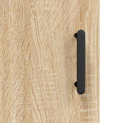 vidaXL Wall Mounted Cabinet Sonoma Oak 69,5x34x90 cm