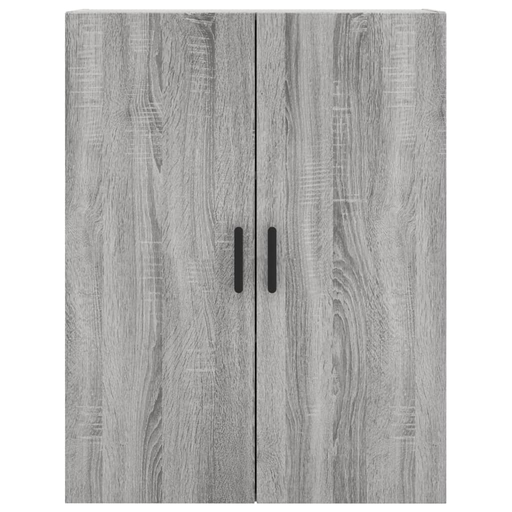 vidaXL Wall Mounted Cabinet Grey Sonoma 69,5x34x90 cm