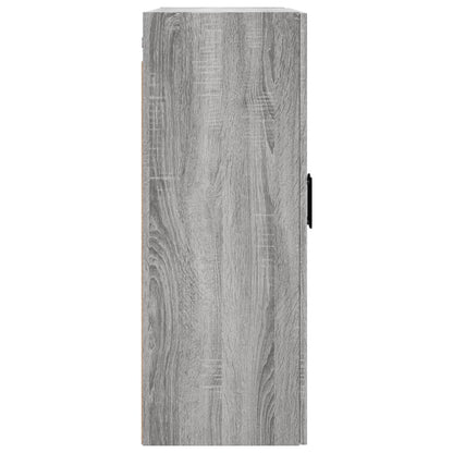 vidaXL Wall Mounted Cabinet Grey Sonoma 69,5x34x90 cm