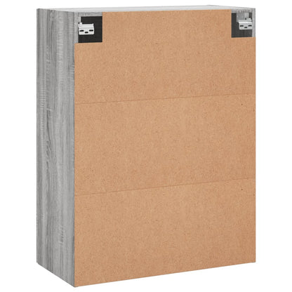 vidaXL Wall Mounted Cabinet Grey Sonoma 69,5x34x90 cm