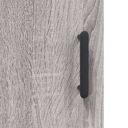 vidaXL Wall Mounted Cabinet Grey Sonoma 69,5x34x90 cm