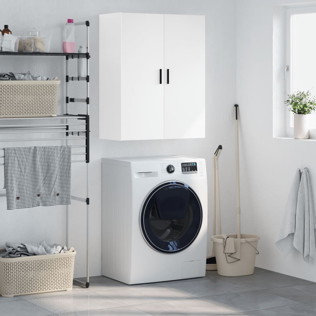 vidaXL Wall Mounted Cabinet White 69,5x34x90 cm