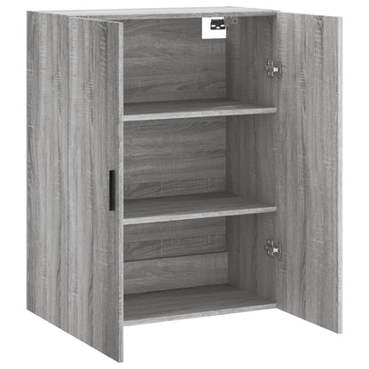 vidaXL Wall Mounted Cabinet Grey Sonoma 69,5x34x90 cm