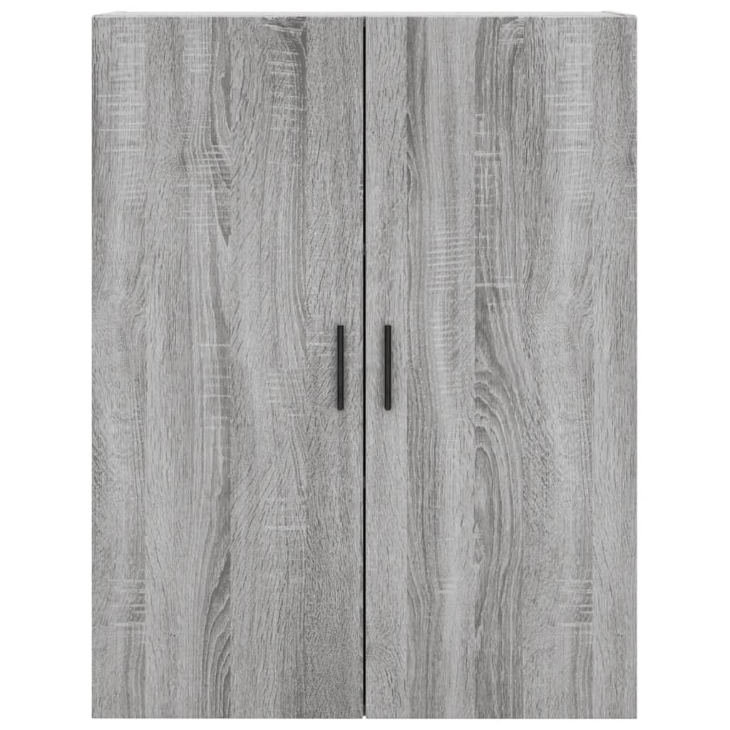 vidaXL Wall Mounted Cabinet Grey Sonoma 69,5x34x90 cm