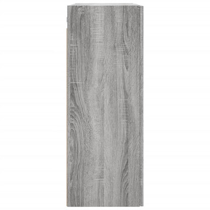 vidaXL Wall Mounted Cabinet Grey Sonoma 69,5x34x90 cm