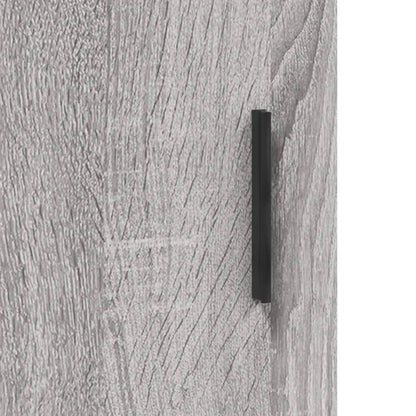 vidaXL Wall Mounted Cabinet Grey Sonoma 69,5x34x90 cm