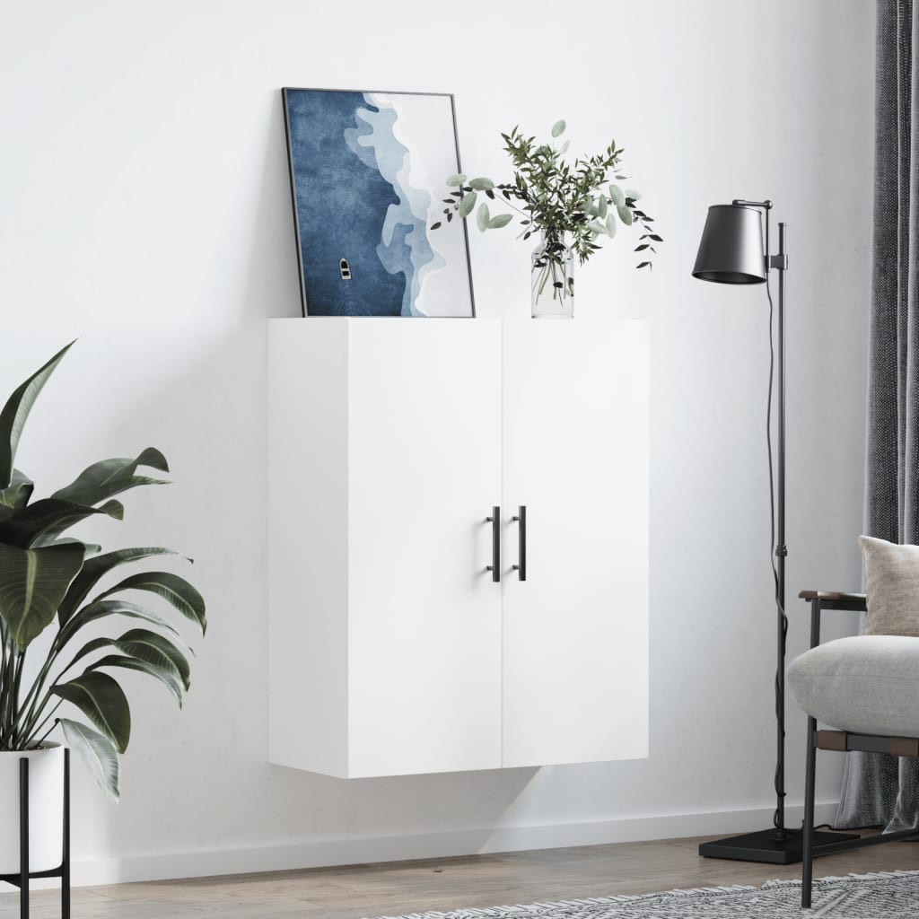 vidaXL Wall Mounted Cabinet White 69,5x34x90 cm