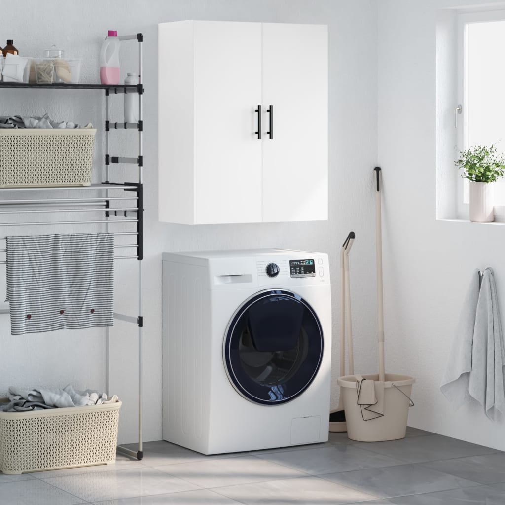 vidaXL Wall Mounted Cabinet White 69,5x34x90 cm