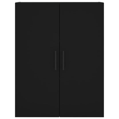 vidaXL Wall Mounted Cabinet Black 69.5x34x90 cm