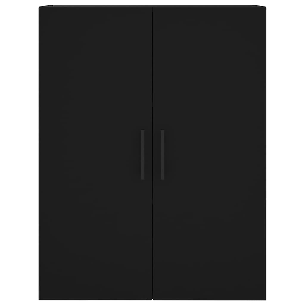 vidaXL Wall Mounted Cabinet Black 69,5x34x90 cm