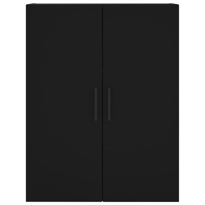 vidaXL Wall Mounted Cabinet Black 69,5x34x90 cm