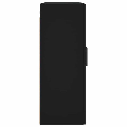 vidaXL Wall Mounted Cabinet Black 69,5x34x90 cm