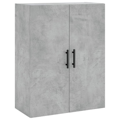 vidaXL Wall Mounted Cabinet Concrete Grey 69,5x34x90 cm