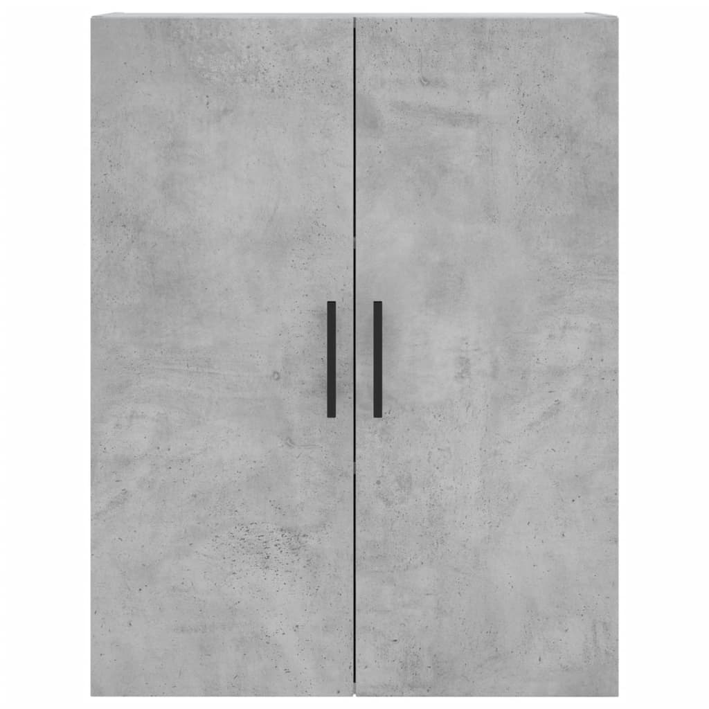 vidaXL Wall Mounted Cabinet Concrete Grey 69,5x34x90 cm