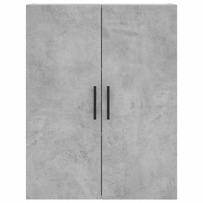 vidaXL Wall Mounted Cabinet Concrete Grey 69,5x34x90 cm