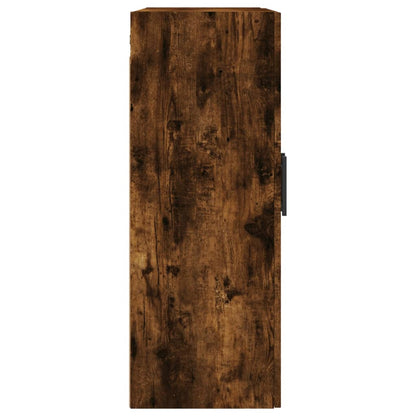 vidaXL Wall Mounted Cabinet Smoked Oak 69,5x34x90 cm