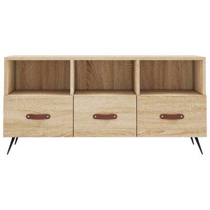 vidaXL TV Cabinet Sonoma Oak 102x36x50 cm Engineered Wood