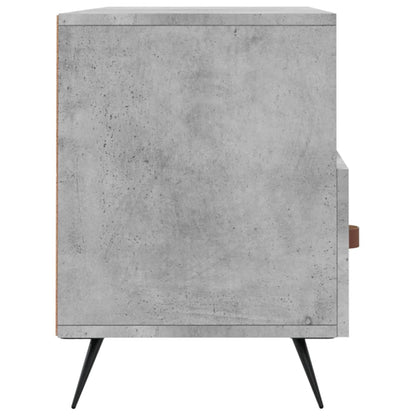 vidaXL TV Cabinet Concrete Grey 102x36x50 cm Engineered Wood