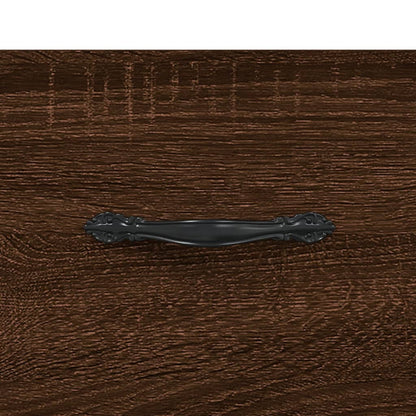 vidaXL TV Cabinet Brown Oak 102x36x50 cm Engineered Wood