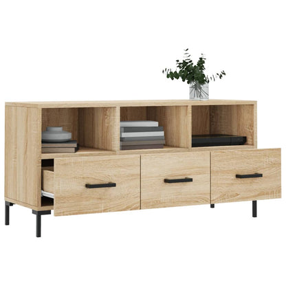 vidaXL TV Cabinet Sonoma Oak 102x36x50 cm Engineered Wood