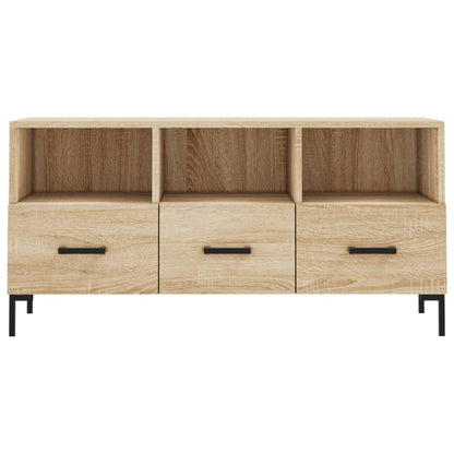 vidaXL TV Cabinet Sonoma Oak 102x36x50 cm Engineered Wood