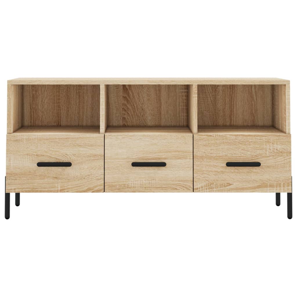 vidaXL TV Cabinet Sonoma Oak 102x36x50 cm Engineered Wood