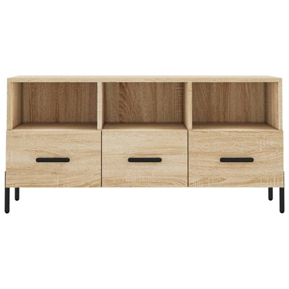 vidaXL TV Cabinet Sonoma Oak 102x36x50 cm Engineered Wood
