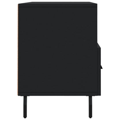 vidaXL TV Cabinet Black 102x36x50 cm Engineered Wood