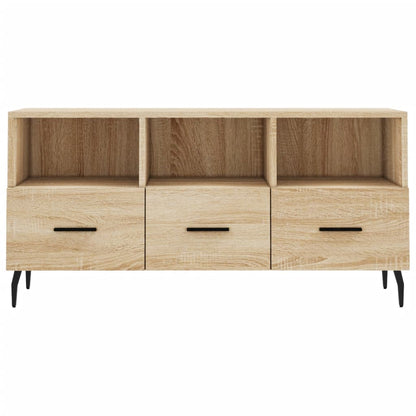vidaXL TV Cabinet Sonoma Oak 102x36x50 cm Engineered Wood
