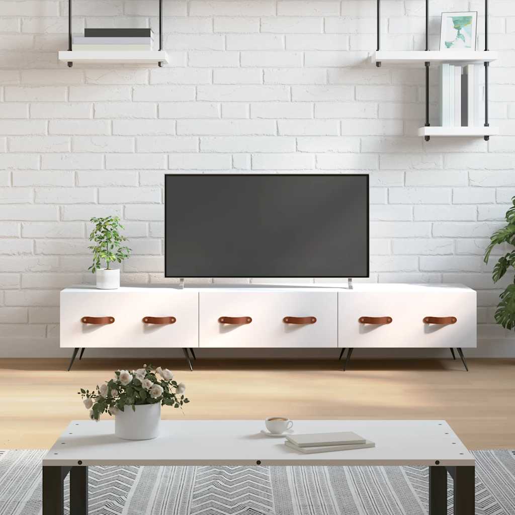 vidaXL TV Cabinet White 150x36x30 cm Engineered Wood