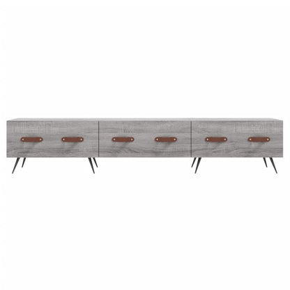 vidaXL TV Cabinet Grey Sonoma 150x36x30 cm Engineered Wood