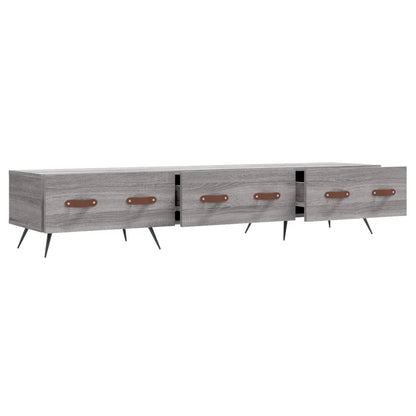vidaXL TV Cabinet Grey Sonoma 150x36x30 cm Engineered Wood