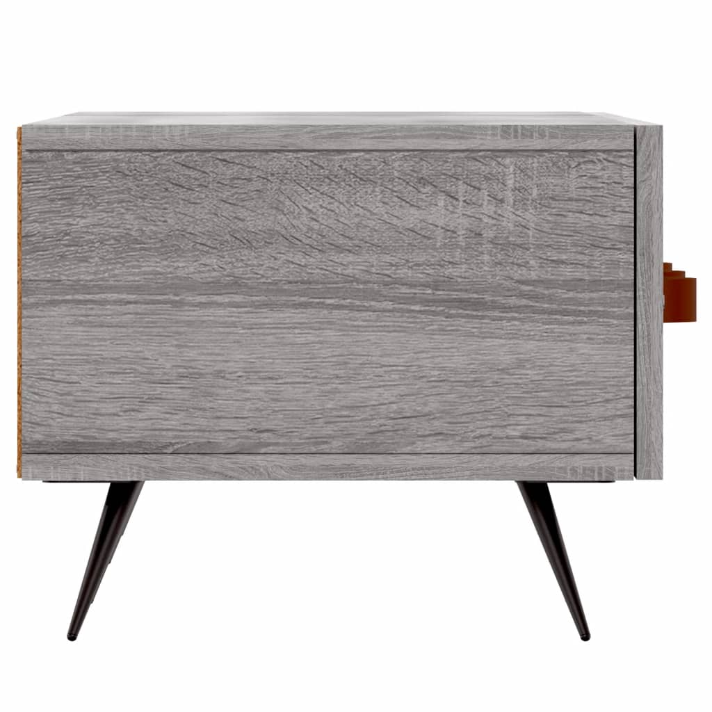 vidaXL TV Cabinet Grey Sonoma 150x36x30 cm Engineered Wood