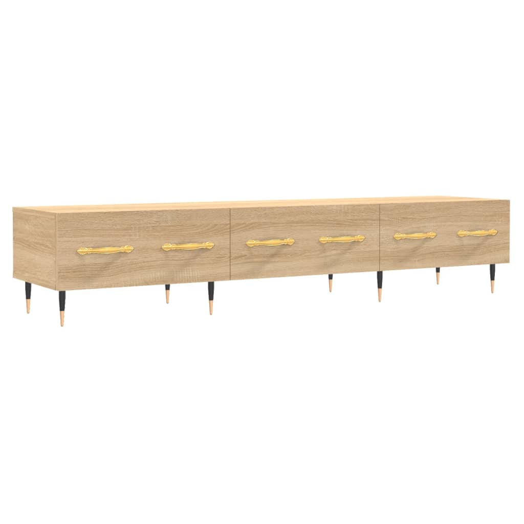 vidaXL TV Cabinet Sonoma Oak 150x36x30 cm Engineered Wood