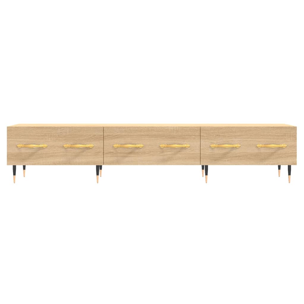 vidaXL TV Cabinet Sonoma Oak 150x36x30 cm Engineered Wood