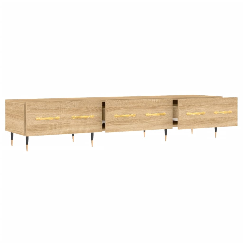 vidaXL TV Cabinet Sonoma Oak 150x36x30 cm Engineered Wood