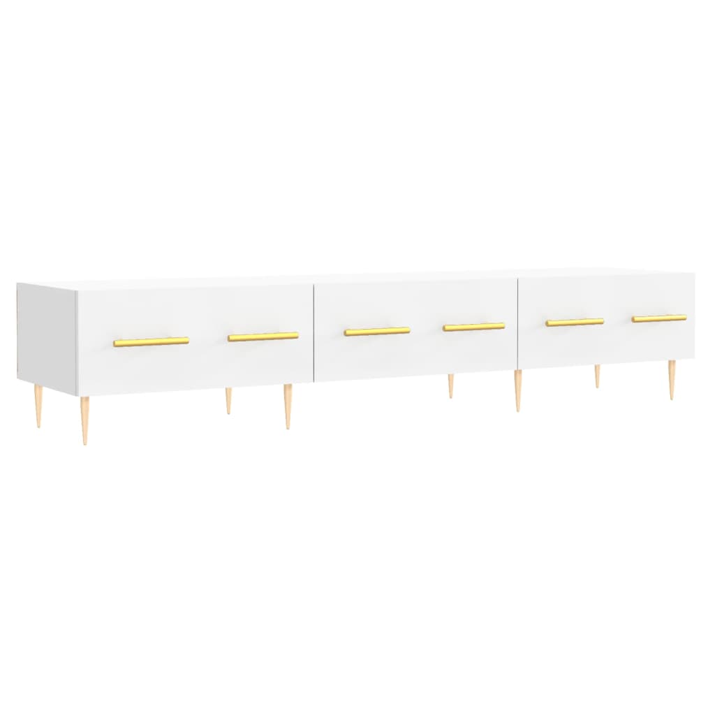 vidaXL TV Cabinet White 150x36x30 cm Engineered Wood