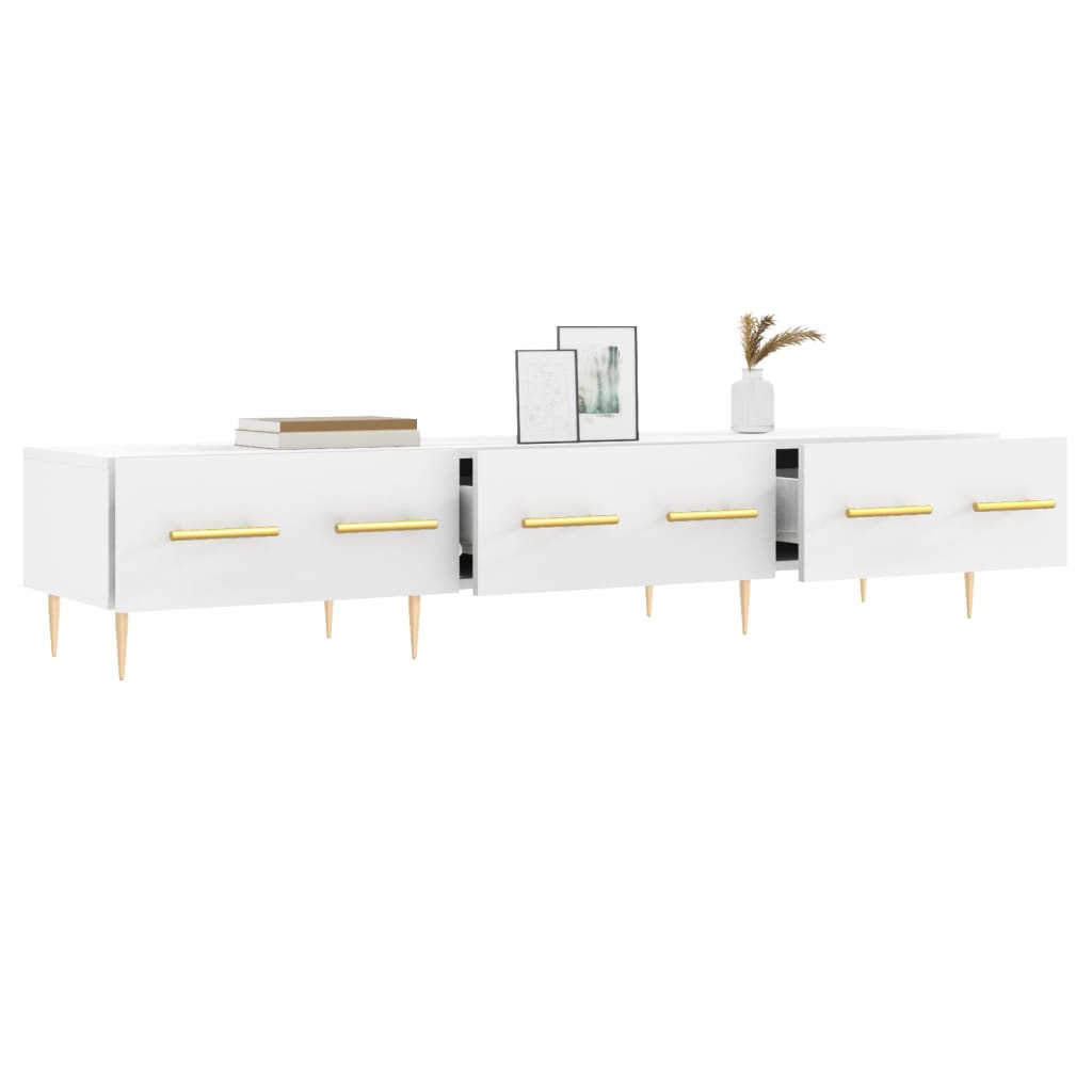 vidaXL TV Cabinet White 150x36x30 cm Engineered Wood