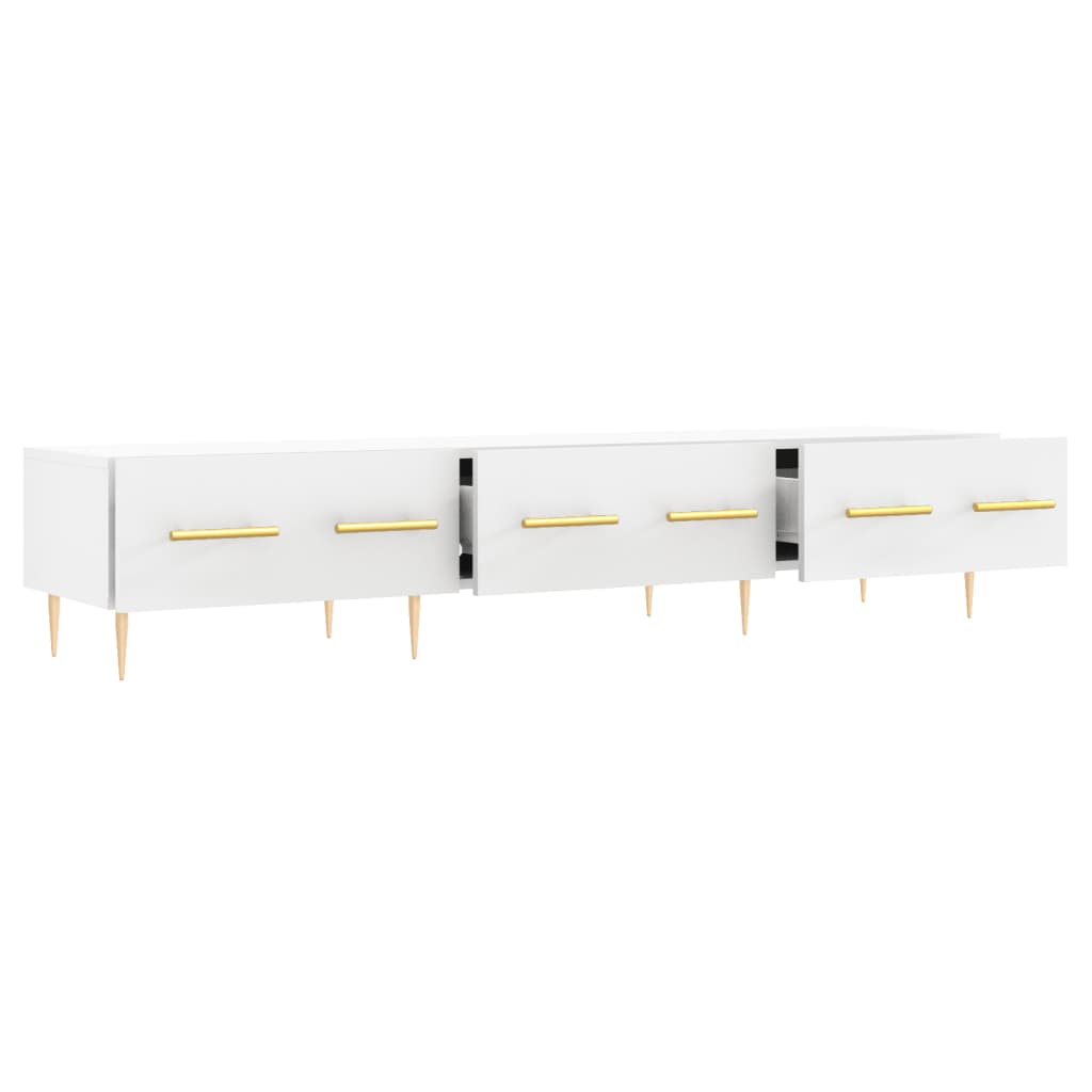 vidaXL TV Cabinet White 150x36x30 cm Engineered Wood