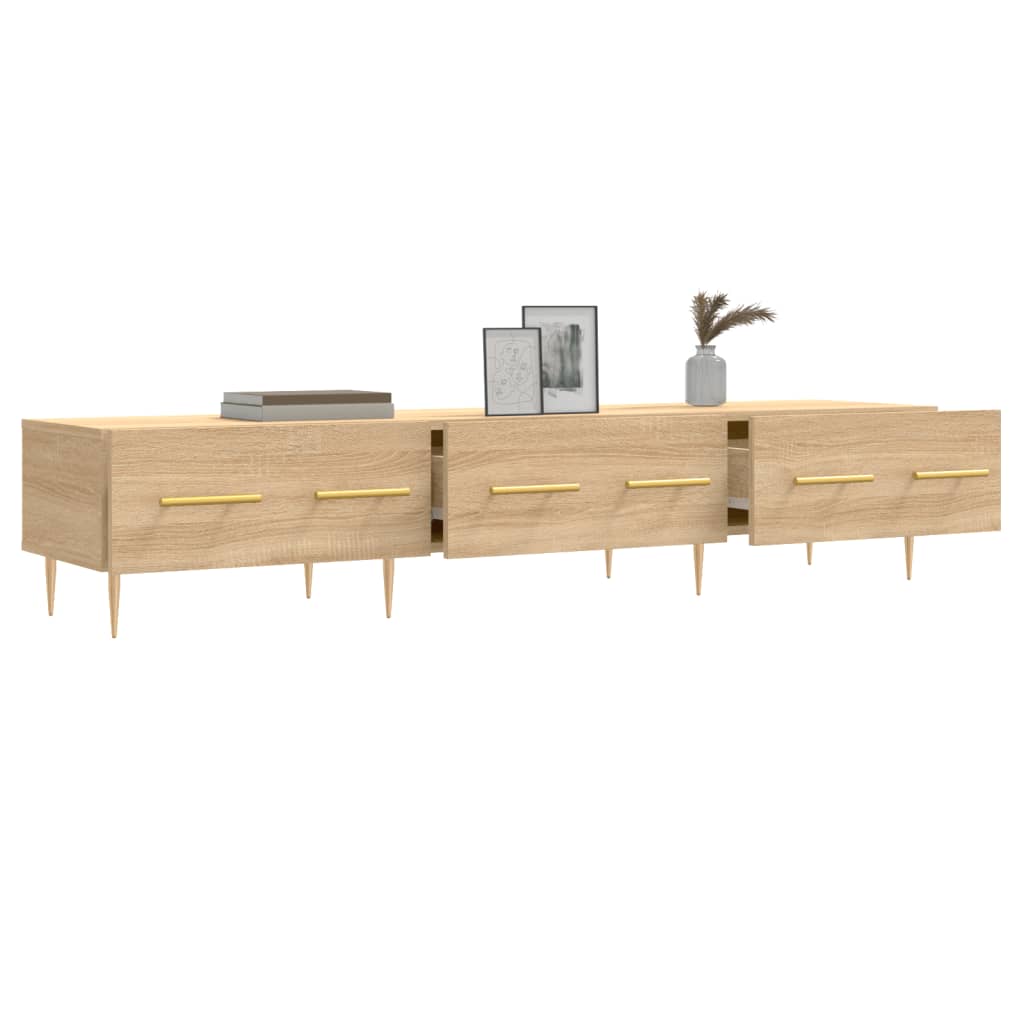 vidaXL TV Cabinet Sonoma Oak 150x36x30 cm Engineered Wood
